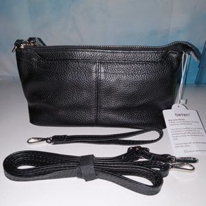 Befen Black Convertible purse – clutch/wristlet/shoulder/crossbody NEW